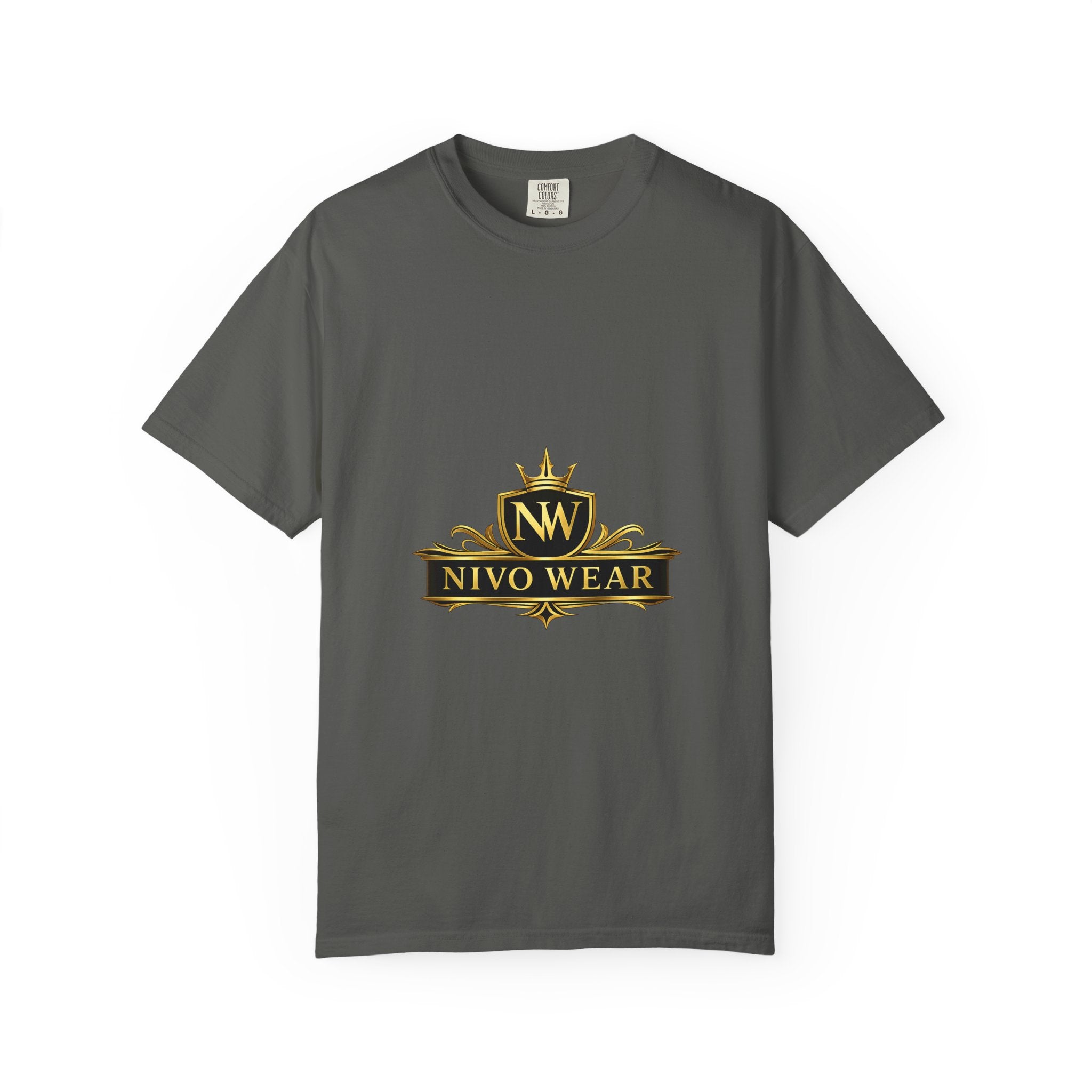 T-Shirt — Nivo Wear Gold Crest Logo Tee