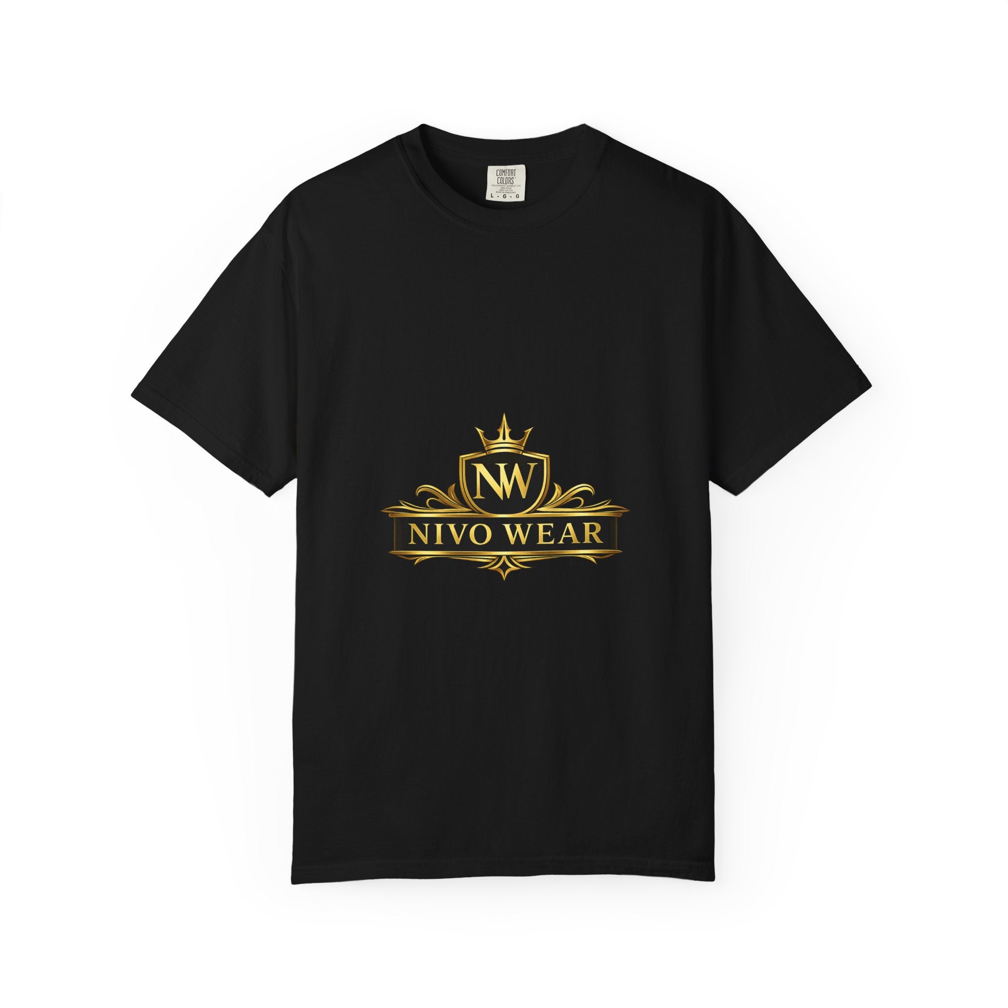 T-Shirt — Nivo Wear Gold Crest Logo Tee