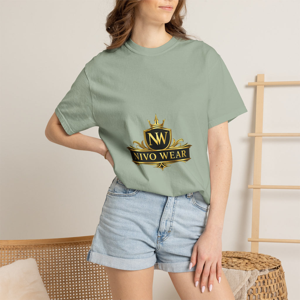 T-Shirt — Nivo Wear Gold Crest Logo Tee