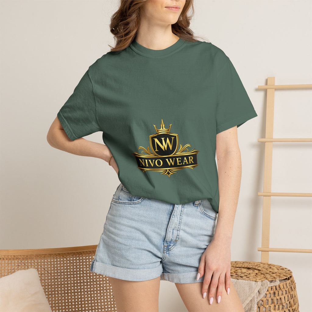 T-Shirt — Nivo Wear Gold Crest Logo Tee
