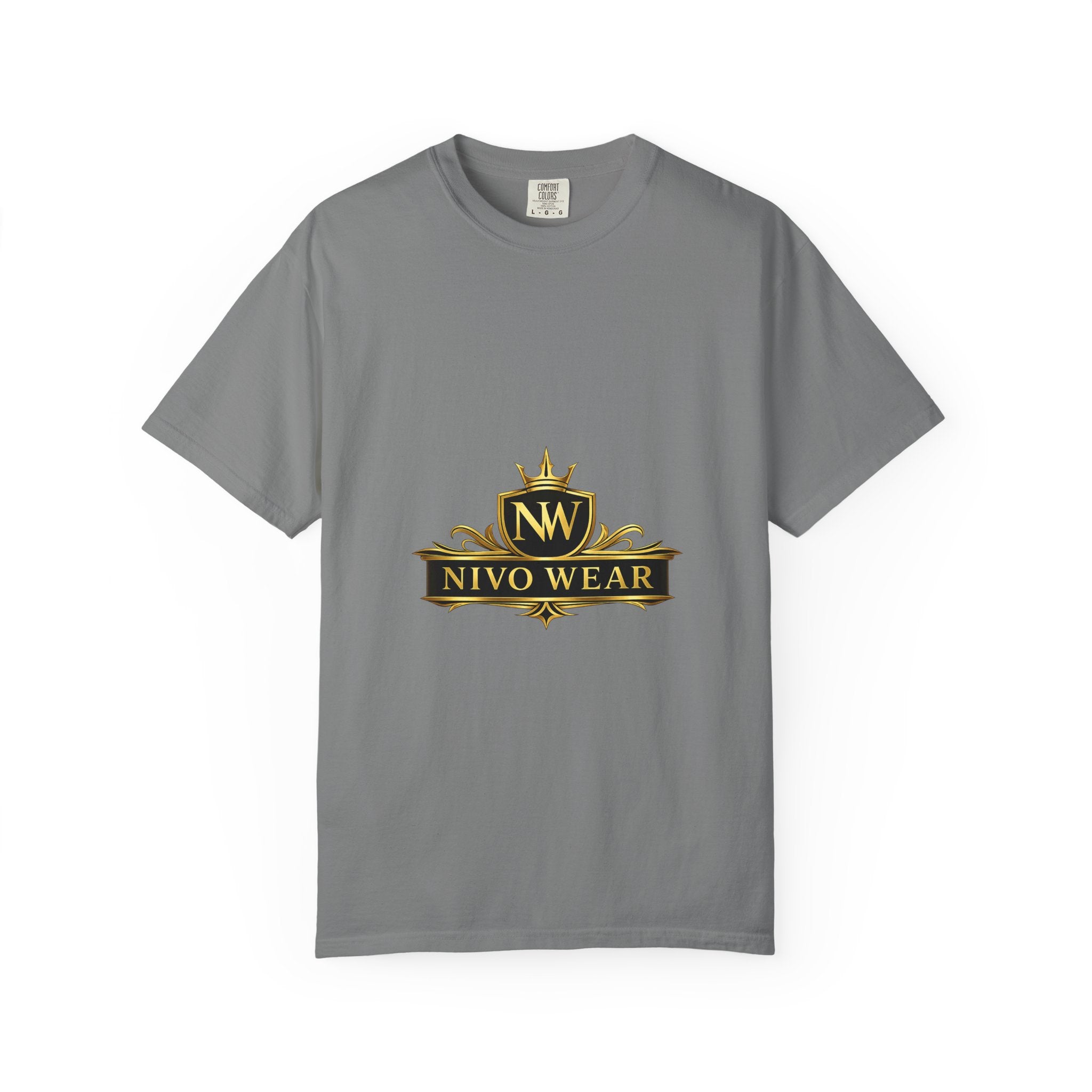 T-Shirt — Nivo Wear Gold Crest Logo Tee