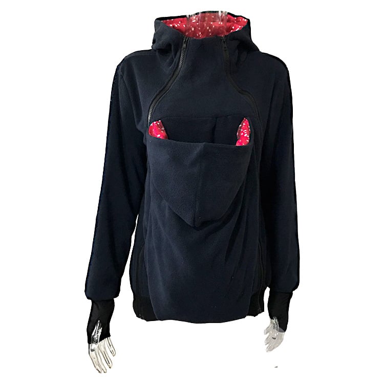 Three-in-One Multifunctional Mother Kangaroo Sweater Jacket