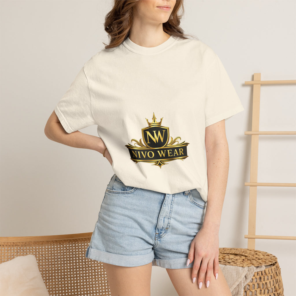 T-Shirt — Nivo Wear Gold Crest Logo Tee
