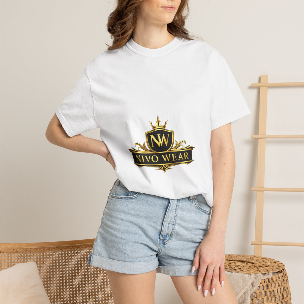 T-Shirt — Nivo Wear Gold Crest Logo Tee