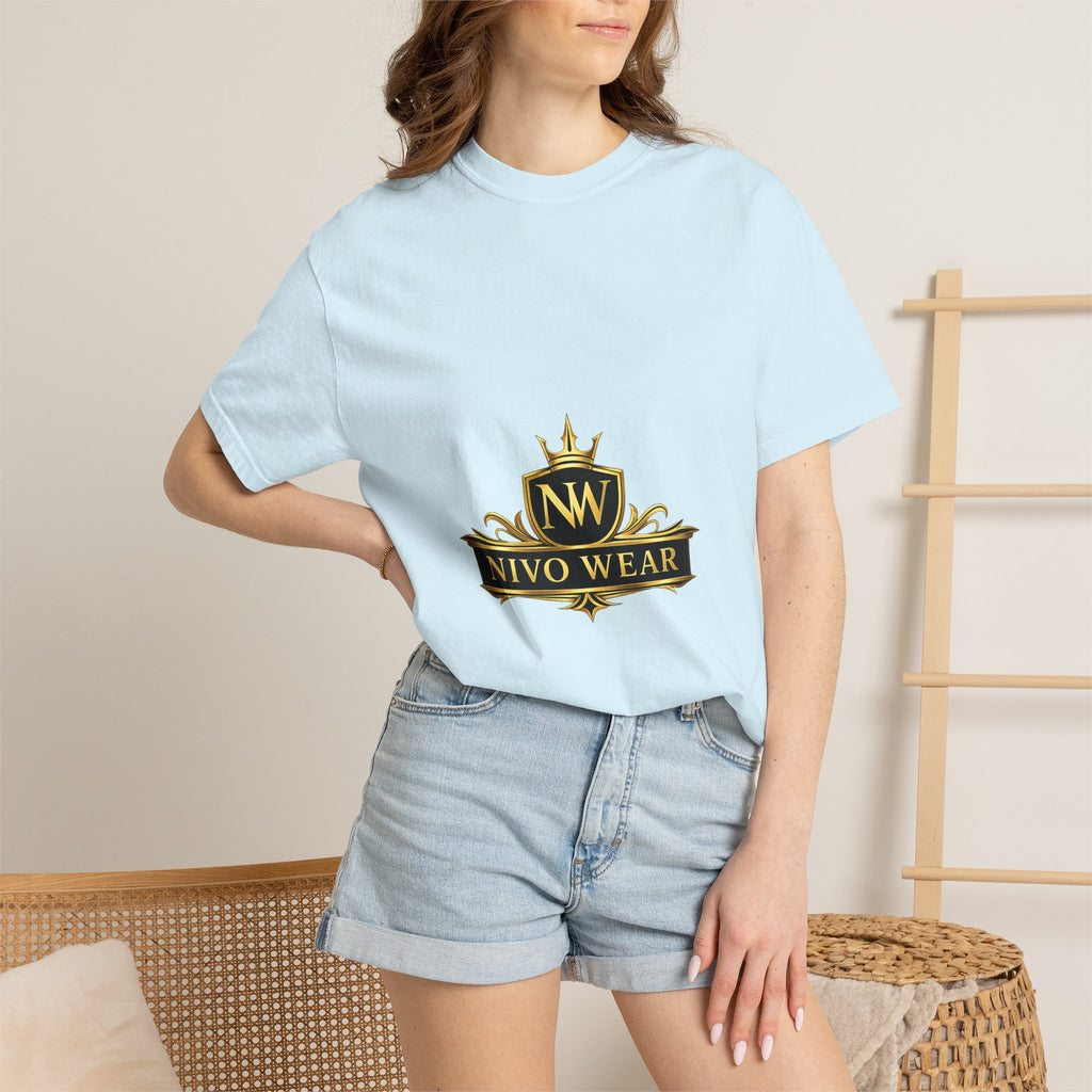 T-Shirt — Nivo Wear Gold Crest Logo Tee