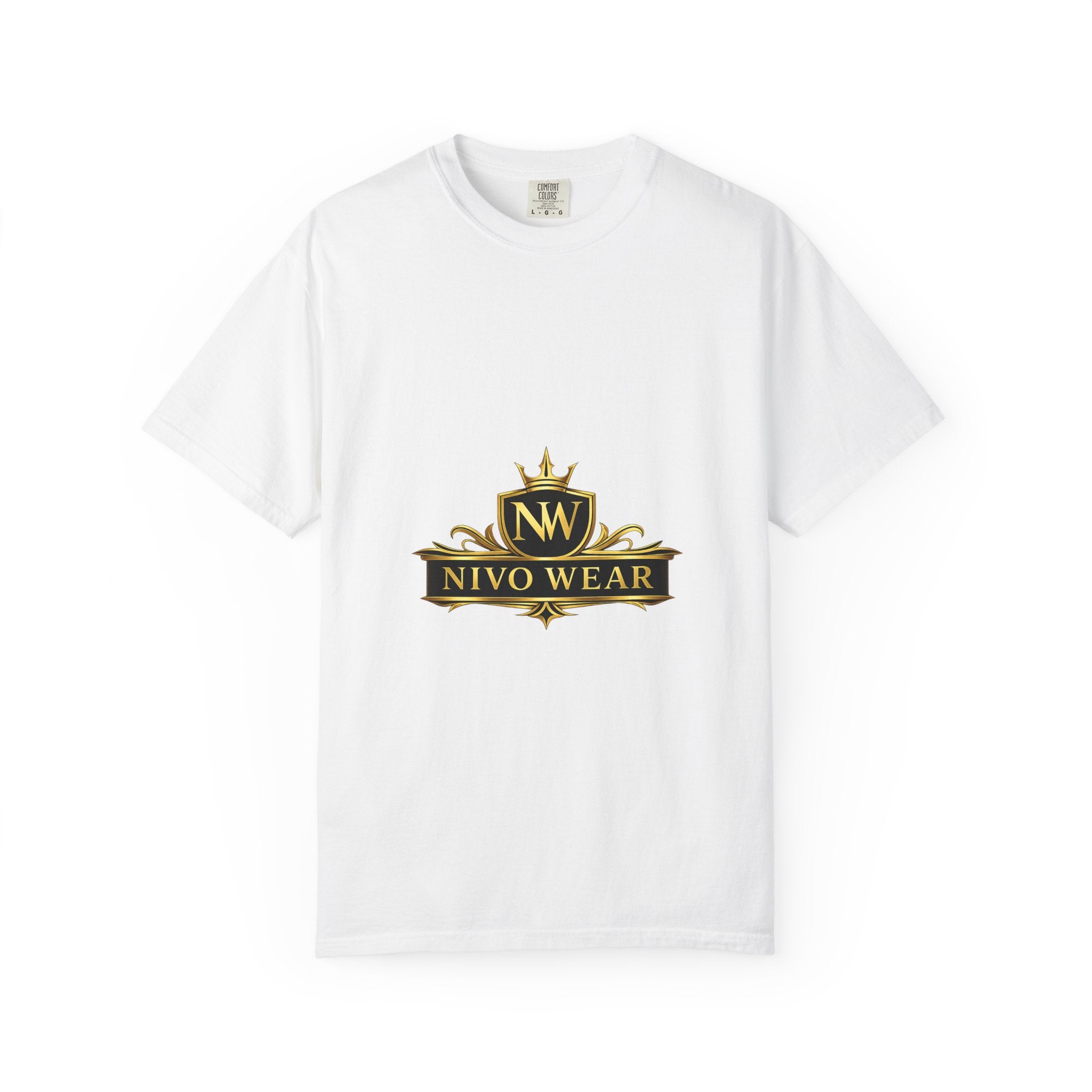 T-Shirt — Nivo Wear Gold Crest Logo Tee