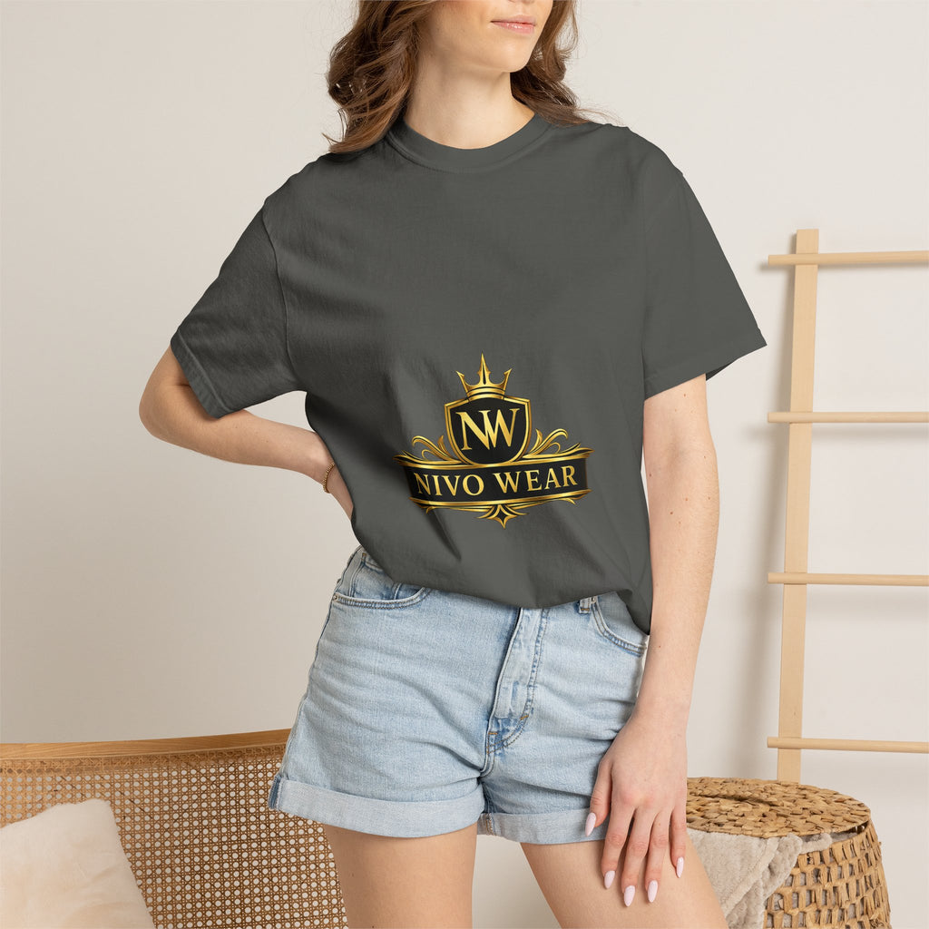 T-Shirt — Nivo Wear Gold Crest Logo Tee