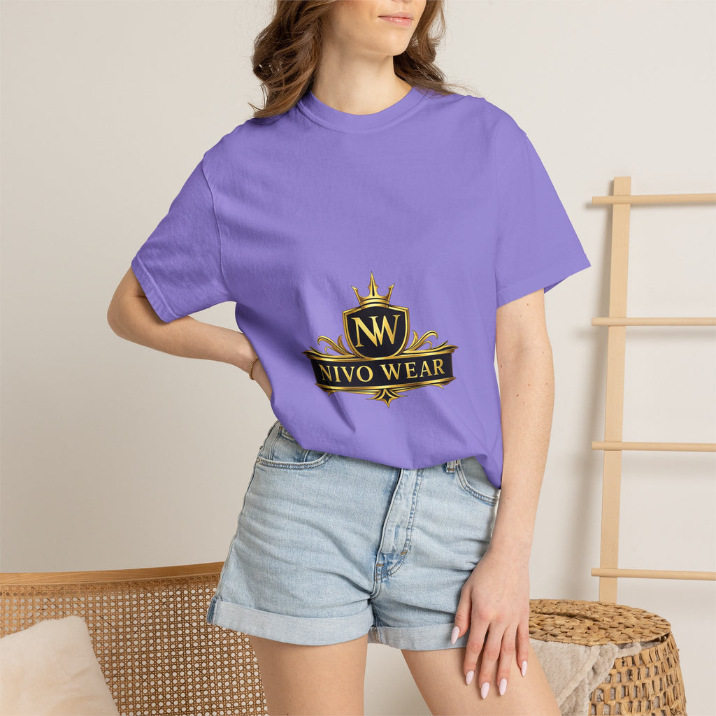 T-Shirt — Nivo Wear Gold Crest Logo Tee