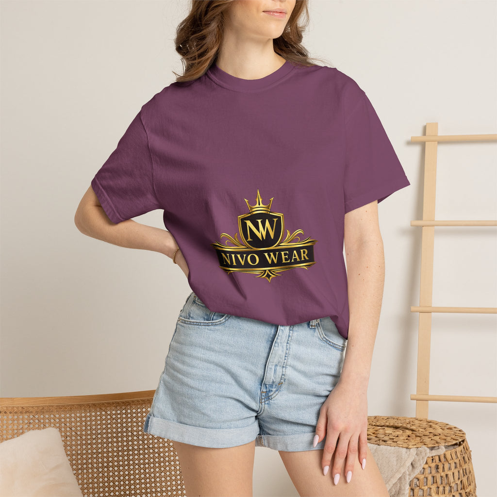 T-Shirt — Nivo Wear Gold Crest Logo Tee