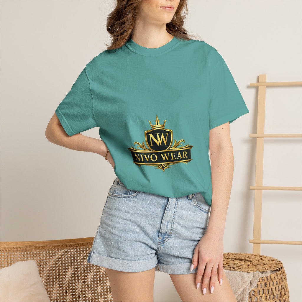 T-Shirt — Nivo Wear Gold Crest Logo Tee