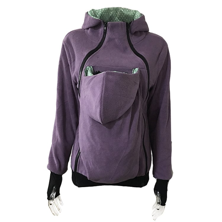 Three-in-One Multifunctional Mother Kangaroo Sweater Jacket