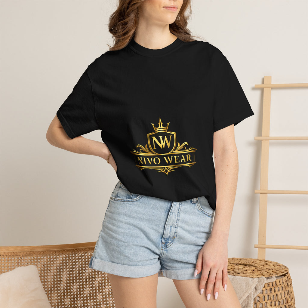 T-Shirt — Nivo Wear Gold Crest Logo Tee