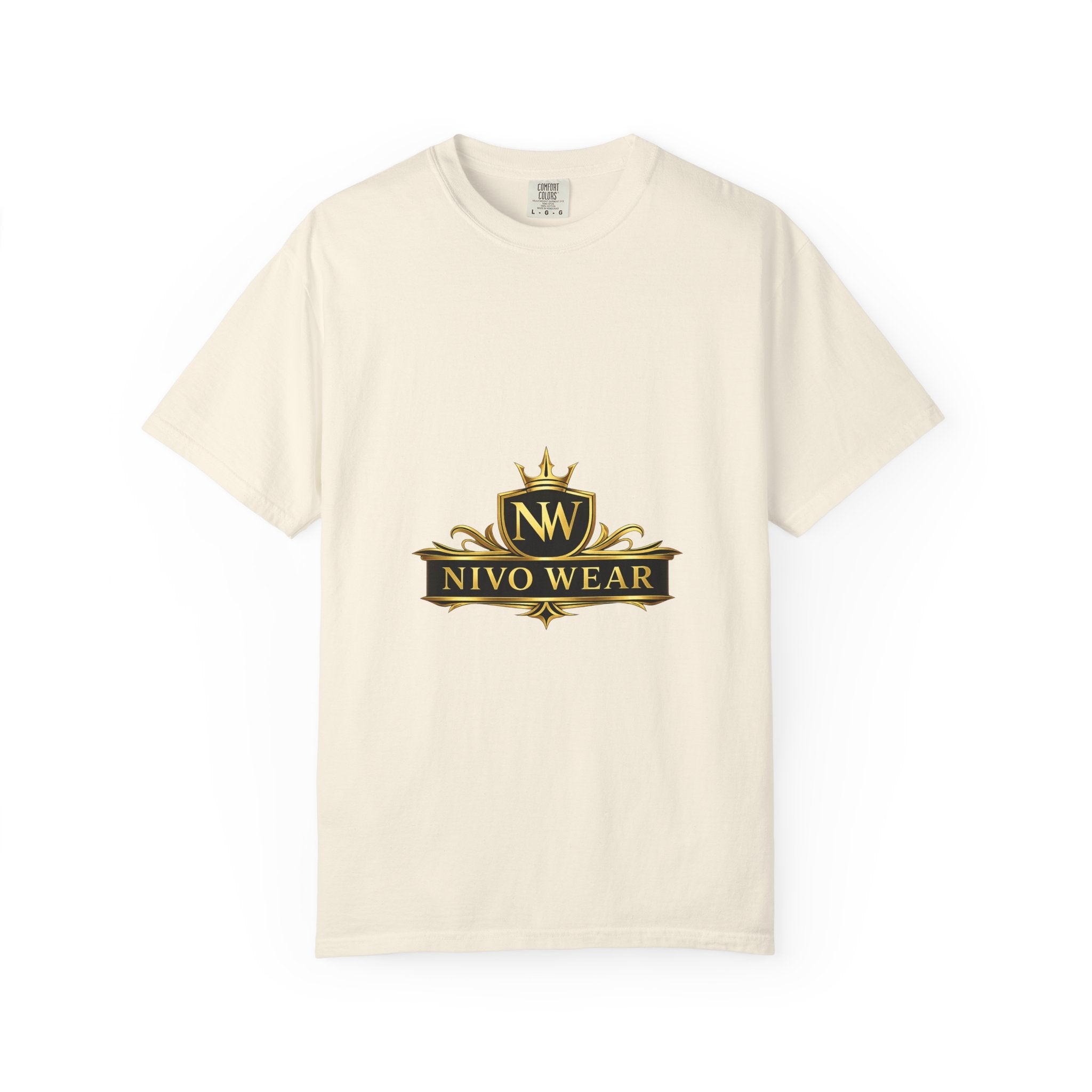 T-Shirt — Nivo Wear Gold Crest Logo Tee