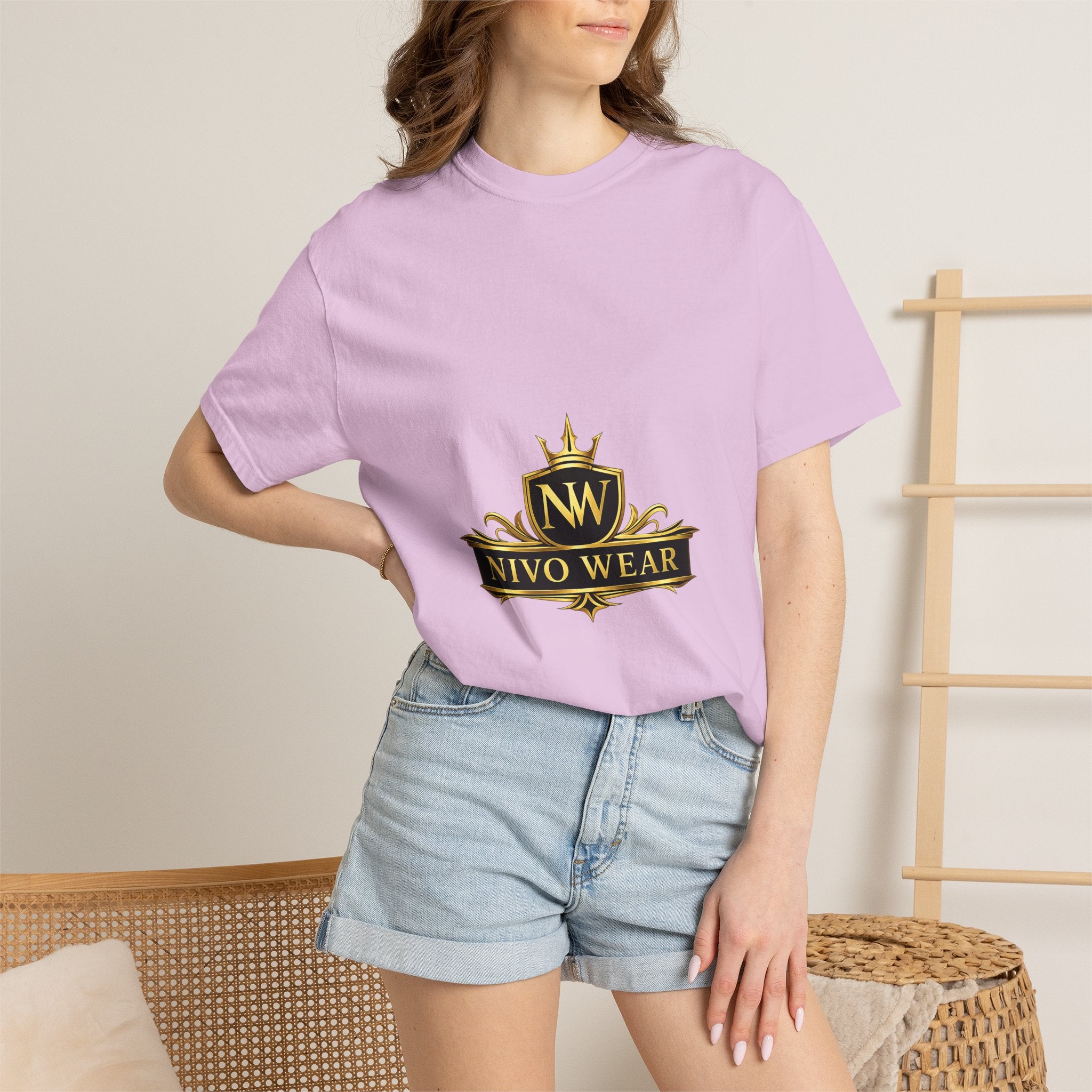 T-Shirt — Nivo Wear Gold Crest Logo Tee