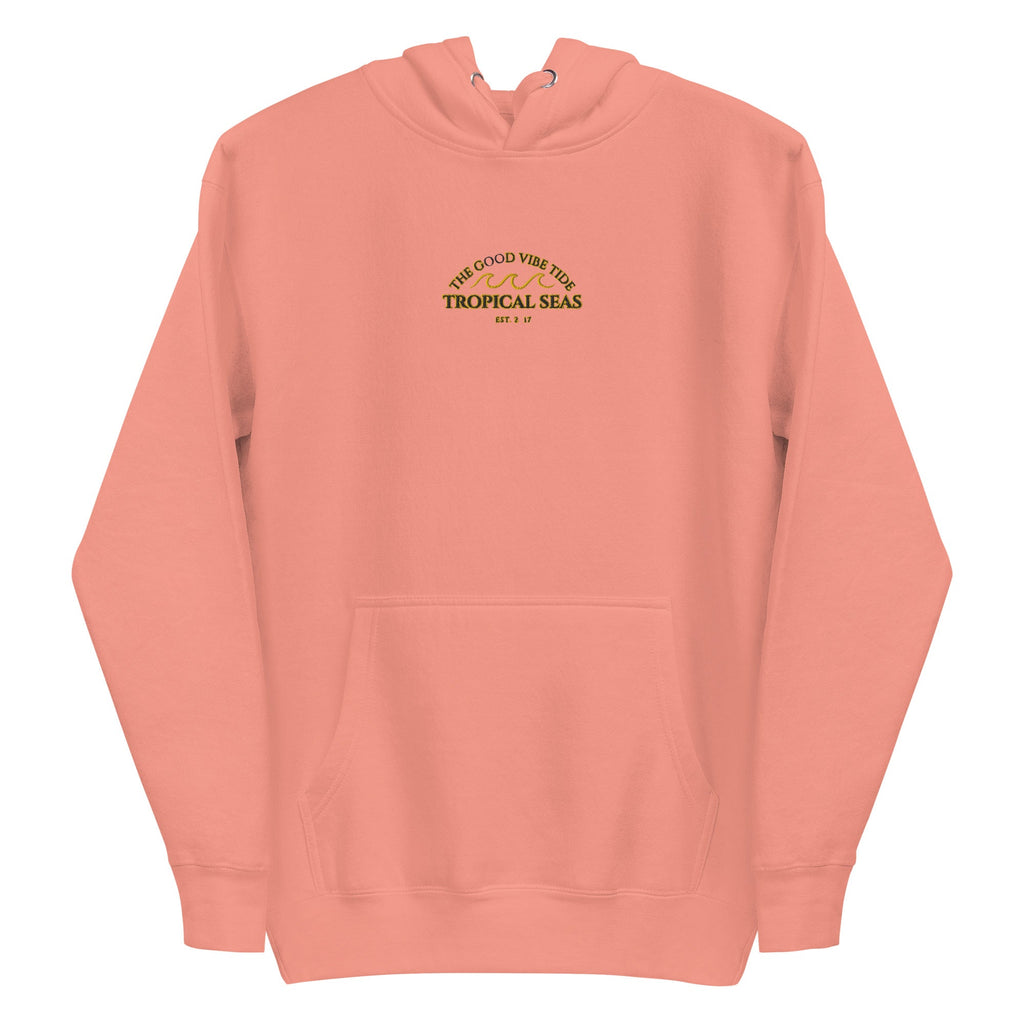 Tropical Seas Center Waves Hoodie