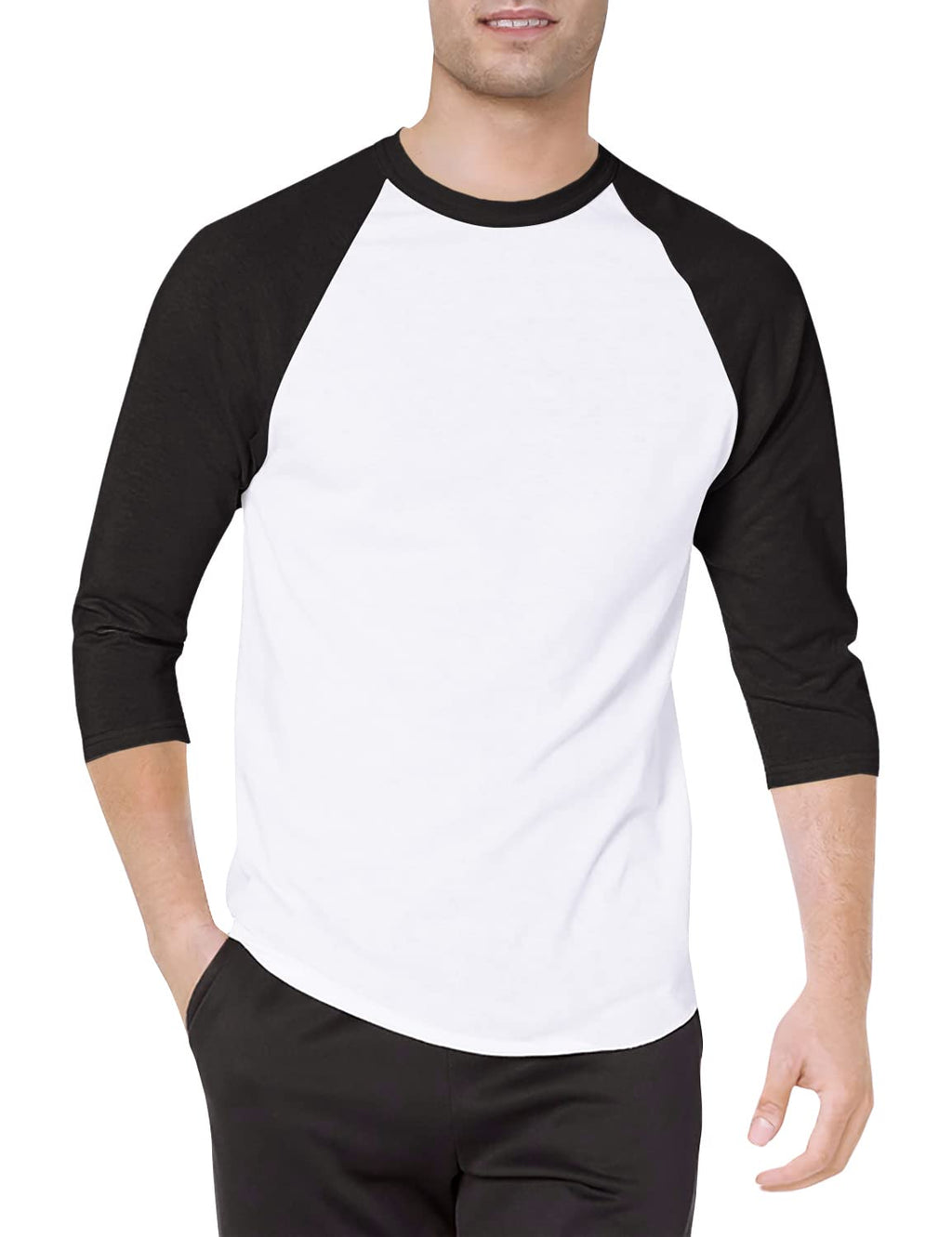 Soffe womens Baseball Jersey T-shirt T Shirt Black Large US