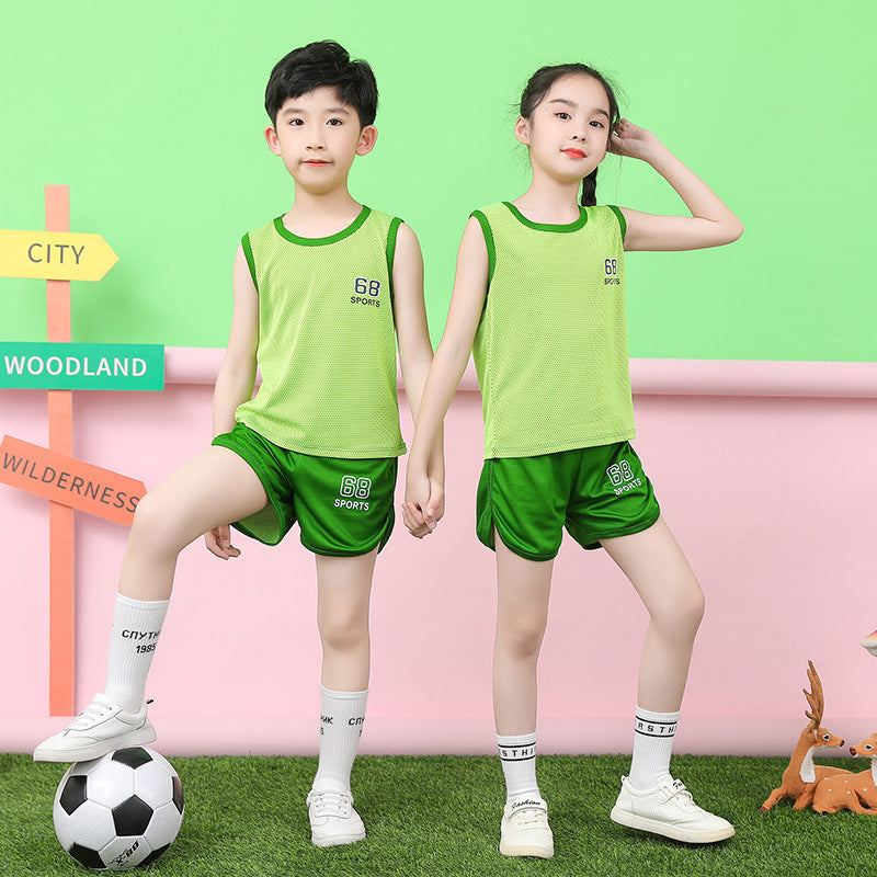 Children's Summer Sleeveless Vest and Shorts Set