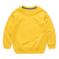 RUKOSU Toddler Kids Baby Boy Girl Long Sleeve Sweatshirt Casual Shirt Thin Pullover Infant Crewneck Sport Tops Yellow 6T